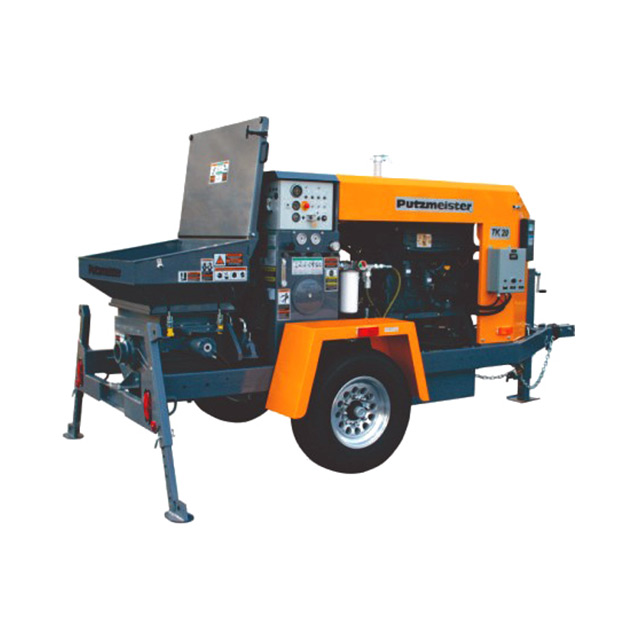 A robust Putzmeister TK20 shotcrete machine, vital construction equipment UAE. This heavy equipment and heavy machinery is perfect for various heavy equipment UAE applications.